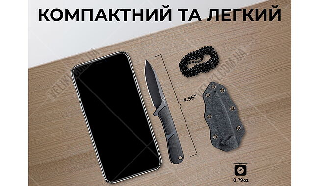 Нож Civivi Mini Elementum Fixed Blade C23010-1 - дополнительное фото 6