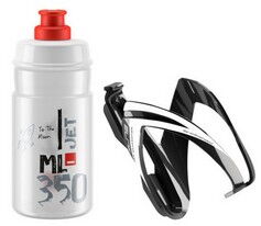 Велофляга Elite Jet 350 мл із фляготримачем Elite Ceo