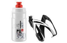 Велофляга Elite Jet 350 мл із фляготримачем Elite Ceo - фото 3