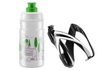 Велофляга Elite Jet 350 мл із фляготримачем Elite Ceo - фото 1