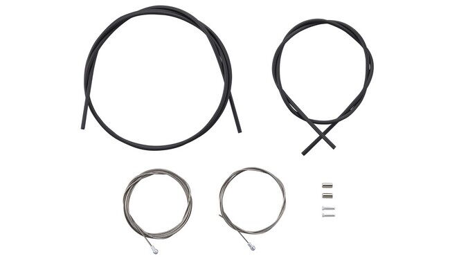 Комплект тормозных рубашек и тросов Shimano Road SIL-TEC - фото 1