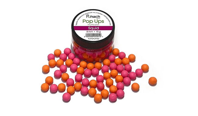 Бойлы Puhach Baits Pop Ups Multicolor 8 мм - фото 2