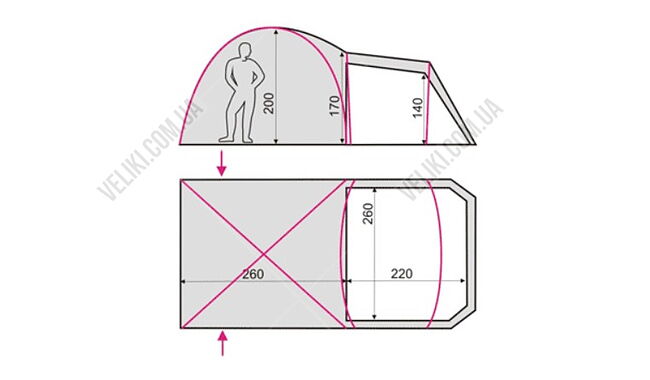 Палатка Terra Incognita Grand 5 - дополнительное фото 8