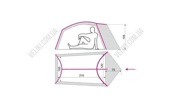 Палатка Terra Incognita Ligera 2 - дополнительное фото 4