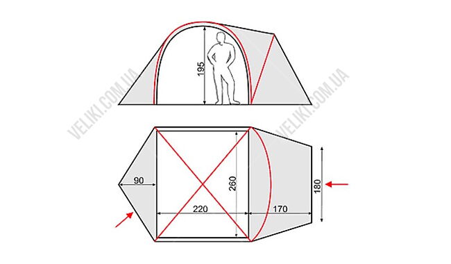 Намет Terra Incognita Oazis 5 - дополнительное фото 3
