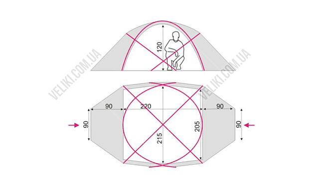 Намет Terra Incognita TopRock 4 - дополнительное фото 7