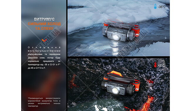 Фонарь Fenix HM62-T V2.0 - дополнительное фото 17