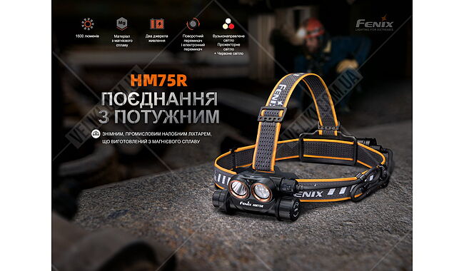 Фонарь Fenix HM75R - дополнительное фото 5