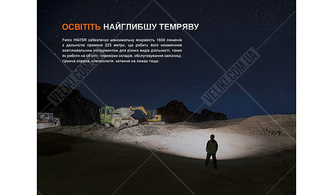 Фонарь Fenix HM75R - дополнительное фото 6