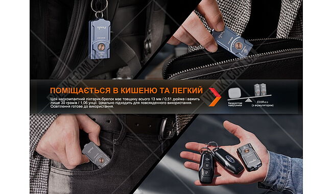 Ліхтар Fenix E03R V2.0 - дополнительное фото 24