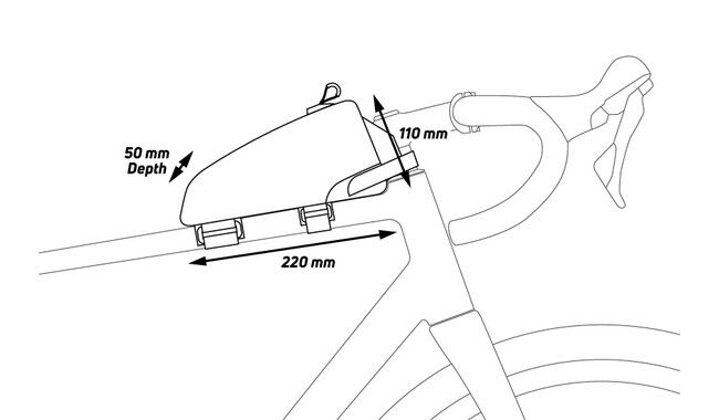 Сумка на раму Zefal Adventure T1 - дополнительное фото 2