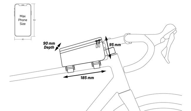 Сумка на раму Zefal Console Pack T1 - дополнительное фото 1