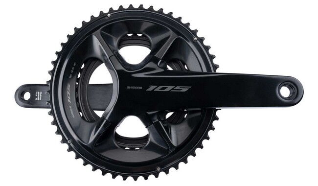 Система шатунов Shimano 105 FC-R7100 36-52T 175 мм - фото 1