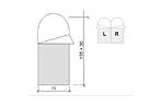 Спальний мішок Terra Incognita Asleep JR 200 165 cм L - дополнительное фото 4