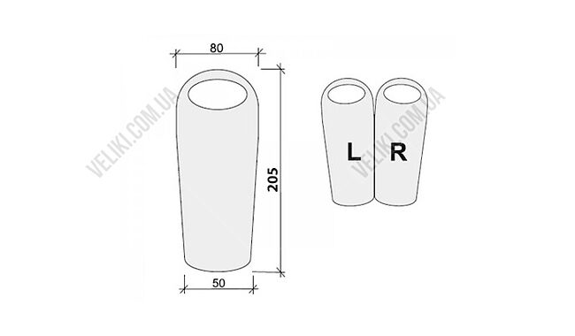 Спальний мішок Terra Incognita Siesta Regular 400 205 cм L - дополнительное фото 2