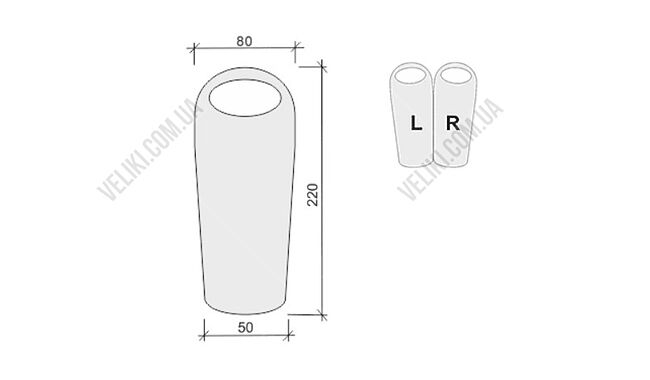 Спальный мешок Terra Incognita Termic 1200 220 cм L - дополнительное фото 5