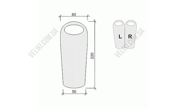 Спальный мешок Terra Incognita Termic 900 220 cм L - дополнительное фото 5