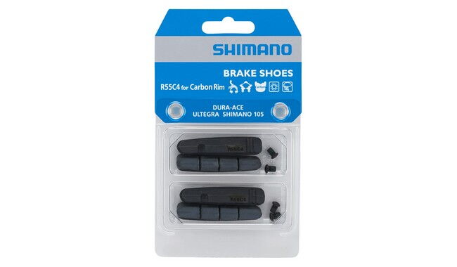 Комплект тормозных колодок Shimano R55C4 Carbon Rim - фото 1