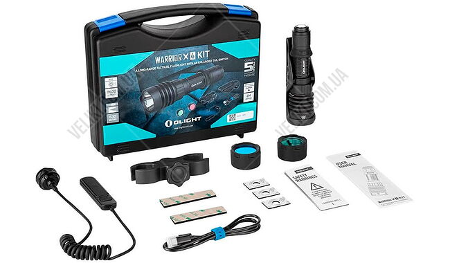 Ліхтар Olight Warrior X 4 KIT - дополнительное фото 7