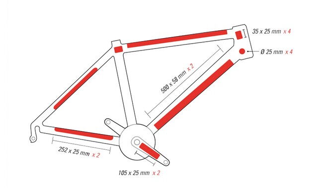 Захист рами Zefal Skin Armor Matt L - дополнительное фото 2