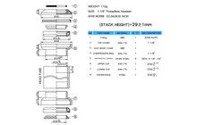 Рулевая колонка Longus A-H Al 1 1/8" - дополнительное фото 1