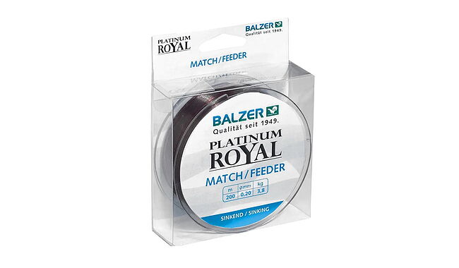Леска Balzer Platinum Royal Match/Feeder 200 м 0,16 мм 2,5 кг - фото 1