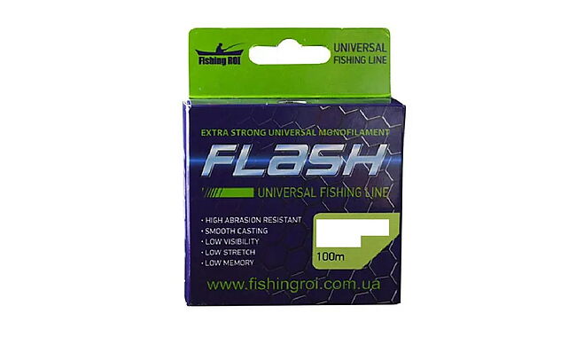 Леска Fishing Roi FLASH Universal Line 100 м 0,20 мм 3,8 кг - фото 1