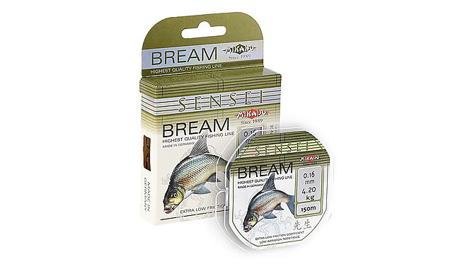 Леска Mikado Sensei Bream 30 м 0,20 мм 5,9 кг - фото 1