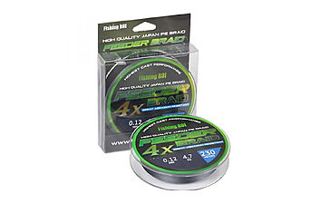 Шнур Fishing Roi Feeder Braid 4PE 230 м 0,12 мм 4,7 кг