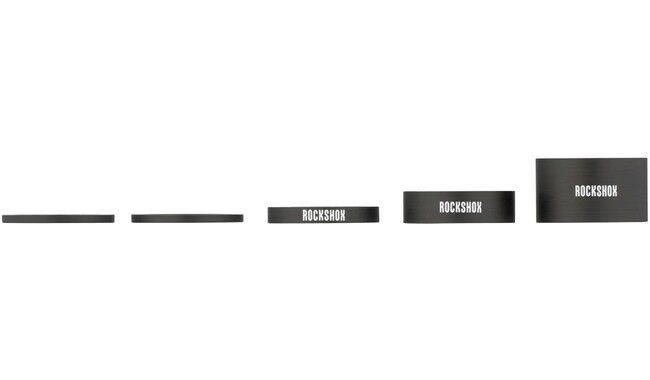 Проставочные кольца RockShox UD Carbon 5 шт. - дополнительное фото 1