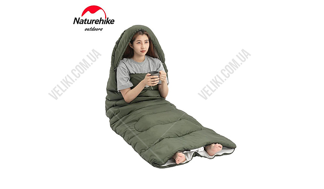 Спальный мешок Naturehike NH21MSD08 220 см L - дополнительное фото 1