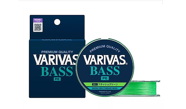 Шнур Varivas Bass PE X4 150 м 0,128 мм 4,5 кг - фото 1