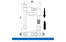 Вичавка ланцюга Unior Mini+ - дополнительное фото 1