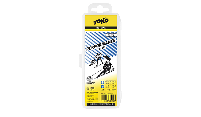 Парафін Toko Performance Blue 120 г - фото 1