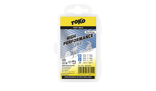 Парафин Toko WC High Performance Cold 120 г - фото 1