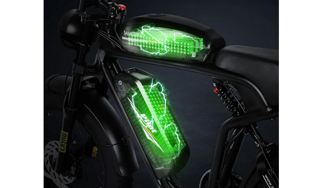 Электровелосипед Samebike Pilot M20 SR Dual Batteries - дополнительное фото 4