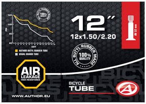 Камера 12" Author CMP 12x1.50/2.20 Schrader 32 мм