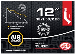 Камера 12" Author CMP 12x1.50/2.20 Schrader 45° 90 мм