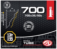 Камера 28" Author Cross 700x35/50c Schrader 40 мм