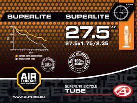 Камера 27.5" Author MTB SuperLite 27.5x1.75/2.35 Presta 40 мм