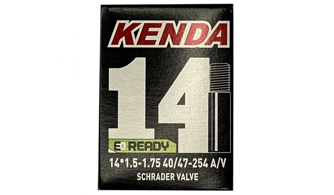 Камера 14" Kenda E-Ready 14х1.5-1.75" Schrader 35 мм - дополнительное фото 2
