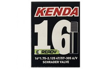Камера 16" Kenda E-Ready 16x1.75-2.125" Schrader 35 мм - дополнительное фото 2