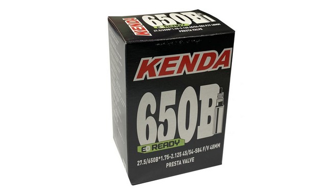 Камера 27.5" Kenda E-Ready 27.5x1.75-2.125" Presta 48 мм - фото 1