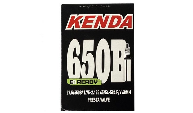 Камера 27.5" Kenda E-Ready 27.5x1.75-2.125" Presta 48 мм - дополнительное фото 2