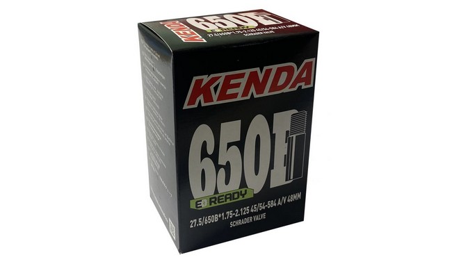 Камера 27.5" Kenda E-Ready 27.5x1.75-2.125" Schrader 48 мм - фото 1