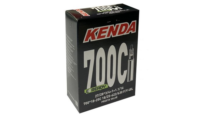 Камера 28" Kenda E-Ready 700x18-25C Presta 48 мм - фото 1