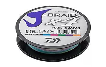 Шнур Daiwa J-Braid X4E 150 м 0,15 мм 6,9 кг