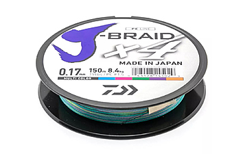 Шнур Daiwa J-Braid X4E 150 м 0,17 мм 8,4 кг