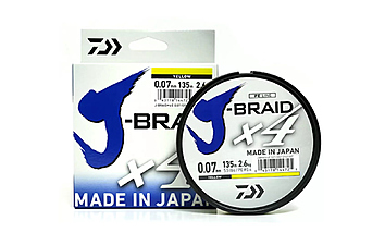 Шнур Daiwa J-Braid X4E 135 м 0,10 мм 3,8 кг