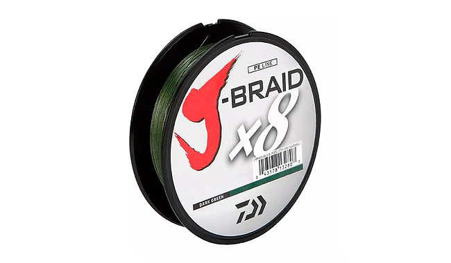 Шнур Daiwa J-Braid X8 150 м 0,22 мм 17 кг - фото 1